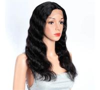 Perruque En Cheveux Humains Ondulés 13X1 De 28 Pouces De Long Pour Femmes Sans Colle Au Milieu Partie
