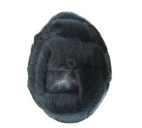 Perruque en Cheveux Perruque Capillaire en Dentelle et PU for Homme, système Capillaire avec prothèse Capillaire, densité de Cheveux de 130% Perruque pour Homme(7x9)