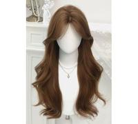 Perruque en Dentelle Convient for une utilisation quotidienne Perruque Crochet à la main Dentelle Cheveux longs bouclés Séparation médiane Couverture complète de la tête for femme Perruques Pour Femme