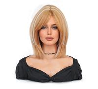 Perruque en Dentelle Perruque naturelle bouclée longue de 38 cm et 14 pouces for femme, cheveux synthétiques naturels, résistants à la chaleur, for fête quotidienne, cosplay, costume Perruques Pour Fe