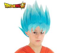Perruque enfant Goku Dragon Ball Z bleue