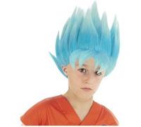 Chaks - Perruque Goku Super Saiyajin Dieu - Officielle Dragon Ball pour enfants, carnaval & Halloween