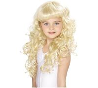 Perruque enfant princesse blonde bou SMIFFY'S - Princesse blonde bou Jaune - 3 ans et plus