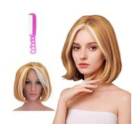 Perruque Et 1 Peigne En Acier, Jeu De Rôle, Accessoires De Costumes De Fête, Perruques De Mode, Perruques Pour Femmes