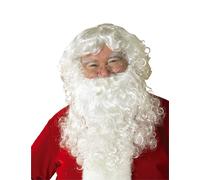 Perruque et barbe avec Moustache Pére Noel Rubies S1550