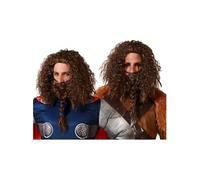 Perruque et Barbe Viking Homme