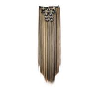 Perruque Extensions De Cheveux Ensemble De 6 Pièces Clip Cheveux Raides Perruques Européennes Et Américaines 16 Cartes Grandes Quantités En Stock Perruque Droite(4H27)