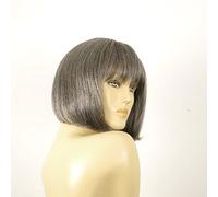 perruque femme 100% cheveux naturel grise ref JACKIE 44