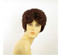 Perruque femme courte châtain cuivré VAL 31