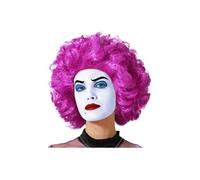 Perruque Femme Frisée Courte Fushia