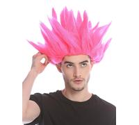 Perruque Femme Homme Carnaval Fleur Tulipe Elfe Fée Rose Hochtoupiert 91062-PC5