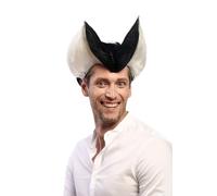 Perruque Femme Homme Démon Halloween Vampire Dracula Mal Comtesse Bathory Hexe