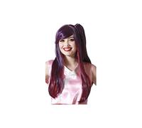 Perruque Femme Manga Violet/Rouge