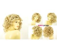 perruque femme mi-longue bou blond clair méché blond très clair ref jamélia 15t613