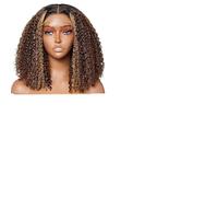 Perruque Femme Perruque Bob Lace Frontal Wig transparente, cheveux courts, ondulés, transparents, ombré 250, 13x4, 13x6, densité 4/27, for femmes(180%,13X6 LACE WIG_16INCHES)