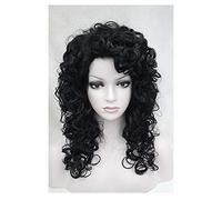 Perruque Femme Perruque Grosses Vagues Cheveux Longs À La Mode Réaliste Cheveux Synthétiques Couvre-Chef Complet Longueur Moyenne Cheveux Bouclés Adapté Pour Cosplay Party Perruque Gris Perruques Pou
