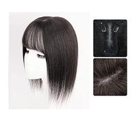 Perruque Femme Perruque pièce femme tête de cheveux Patch pièce couverture cheveux blancs vrais cheveux vrais cheveux moelleux augmenter le Volume des cheveux pièce de perruque Perruques pour Femmes M