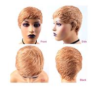 Perruque Femme Perruques de cheveux humains droites courtes couleur cheveux humains petites perruques femmes noires bon marché perruques de cheveux humains Perruques Élégantes Pour Femmes(07)