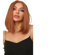 Perruque Femme Perruques droites courtes perruques blondes avec frange dorée for les femmes(WL1034-1)