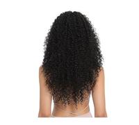 Perruque Femme Perruques en Fiber résistantes à la chaleur for femmes noires, perruque Lace Wig synthétique de 26 pouces for perruque noire afro-américaine longue crépue bouclée Perruque Naturelle(1B)