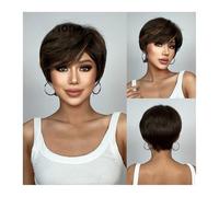 Perruque Femme Perruques synthétiques Lolita à cheveux courts bruns for femmes Bob Natural Party Perruques très bon marché hair wigs