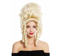WIG ME UP - VK-38-613 Perruque dame théâtre cosplay baroque pompafour Marie Antoinette duchesse dame noble blond platine