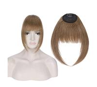 Perruque Femme Vraie Human Hair Fringe frange frange Swept Natural Look Piece Perruques pour Femmes Morceau de Cheveux(01)