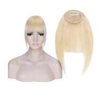 Perruque Femme Vraie Human Hair Fringe frange frange Swept Natural Look Piece Perruques pour Femmes Morceau de Cheveux(03)
