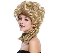 Perruque Femmes Carnaval Baroque Renaissance Romantique Spirale Boucles Blonde