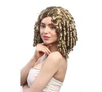 Perruque Femmes Carnaval Cosplay Gothique Lolita Baroque Crête Blonde Boucles