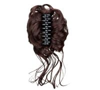 Perruque Femmes Courte Queue De Cheval Cheveux Bouclés Paresseux Vent Poignée Fleur Bourgeon Tête Boule Naturel Duveteux Longue Barbe Sac Usine(2M33)