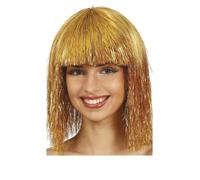 Perruque - FIESTAS GUIRCA - Cheveux Moyen Doré - Taille Unique - Femme - Carnaval