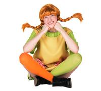 Perruque Fifi Brindacier Femme Taille Unique Orange