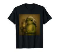 Perruque Frog America Lampe à Huile George Washington T-Shirt