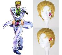 Perruque GHK Golden Kira Yoshikage Cosplay JoJo 'Bizarre Aventure Halloween Jeu de rôle