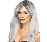 perruque glamour fantôme grise - smiffys 44256 Gris G