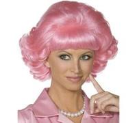 Smiffy's Perruque Grease Frenchy – Rose – Courte et Frisée (Halloween/Carnaval)