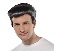 Perruque Greaser noire amscan