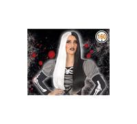 Perruque halloween adultes femmes - noir et blanc 39824