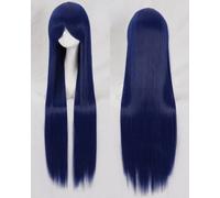Perruque Halloween Mode Noël Party Dress Up Perruque Cosplay Perruque Universel 100cm Couleur Longs Cheveux Raides Cos Animation Haute Température Fil 099 Couleur : Rose Net 037 [1 Mètre]