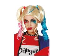 PERRUQUE HARLEEN QUINZEL DANGEREUSE FEMME