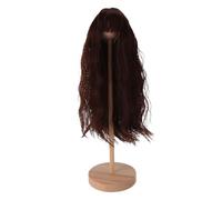 Perruque Haute Température pour Poupée BJD 1/4, 7-8 Pouces, Cheveux Volumineux avec Frange, Bricolage
