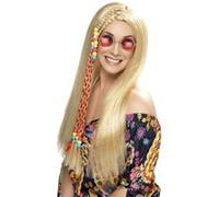 Perruque hippie blonde femme Taille Unique blond G