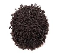 Perruque Homme Afro Toupee 0.06-0.08mm Peau Mince PU Base Postiches for Hommes Noirs 8x10 "Tout PU Base 15mm Bouclés Hommes Toupee Postiche Perruques pour Hommes(120%)