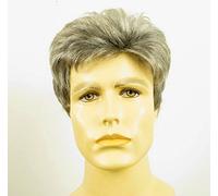 perruque homme cheveux naturels courte grise poivre et sel ref FRANCK 44