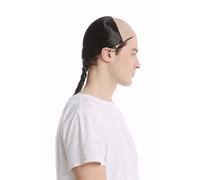 Perruque Homme Halloween Carnaval Qing Dynastie Chine Tresse Demi Chauve Papy