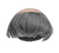 Perruque Homme Style Moine Médiévale avec Calvitie, Perruque Cosplay Adulte pour Halloween, Carnaval, Spectacle Théâtral Taille Unique