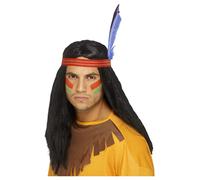 Perruque Inspirée Des Amérindiens Brave Pour Adultes Cowboy Et Indiens