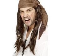 Perruque Jack le pirate homme Taille Unique G