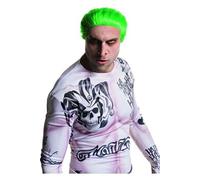 Rubie's Perruque de Joker homme, Perruque de déguisement d'Halloween méchant officiel Suicide Squad
